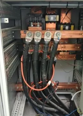 Current transformers on a busbar